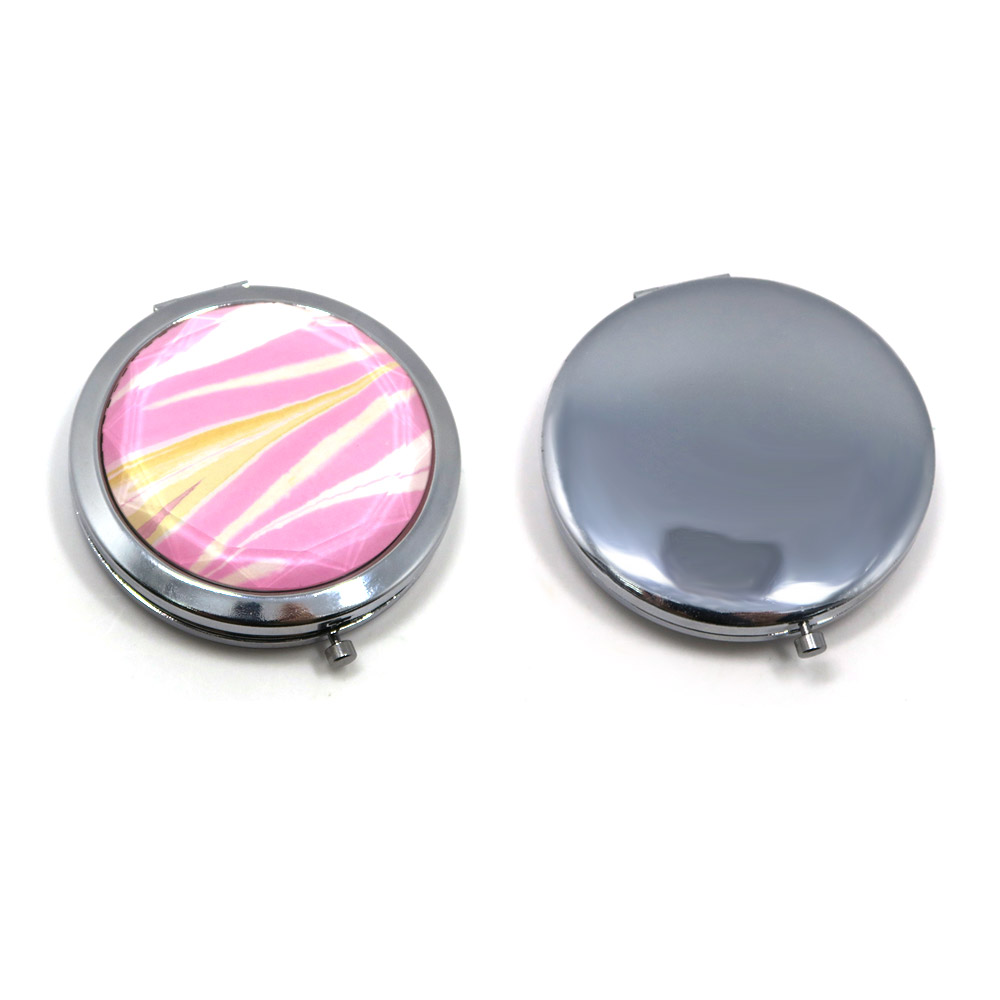 Round Crystal Small Pocket Mirrors